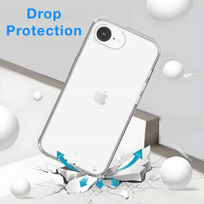 MEZON Crystal Clear Case for Apple iPhone 17e (6.1") Ultra Slim Premium TPU Gel – Wireless Charging Compatible