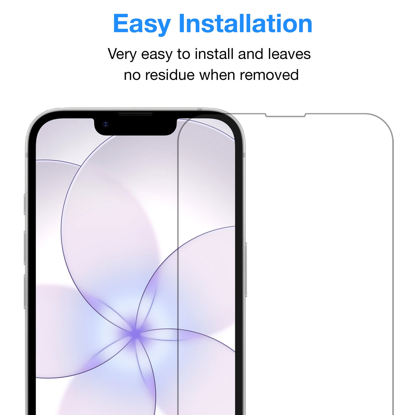 [2 Pack] MEZON Tempered Glass for iPhone 17e (6.1") Crystal Clear Premium 9H HD Case Friendly Screen Protectors