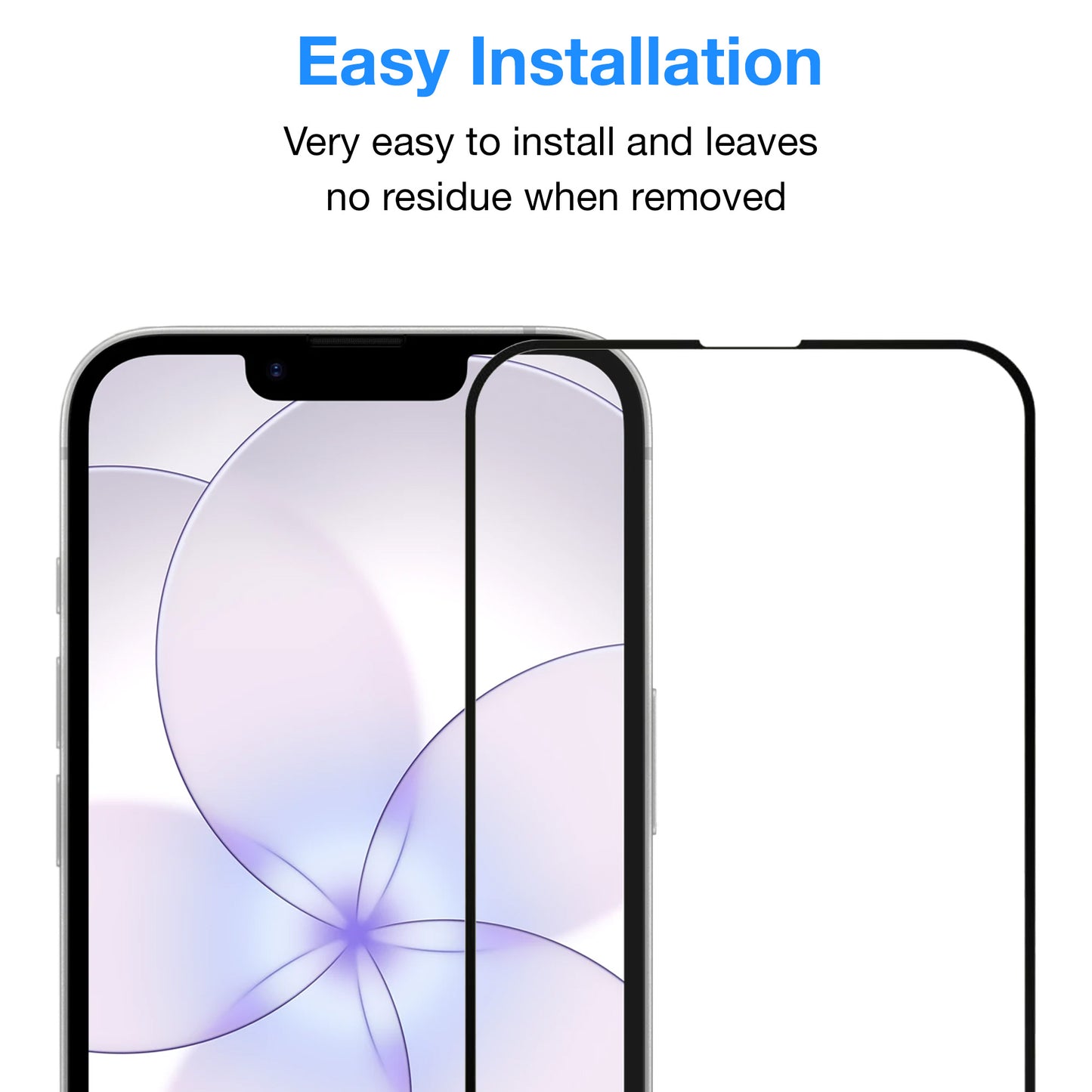 [2 Pack] MEZON Full Coverage Tempered Glass for iPhone 17e (6.1") Crystal Clear Premium 9H HD Screen Protectors