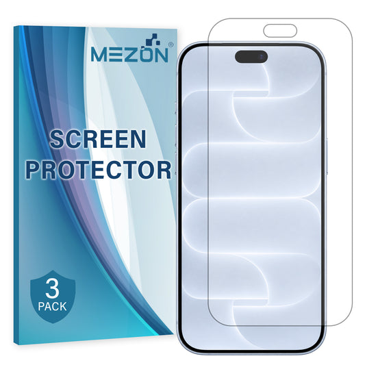 [3 Pack] MEZON Ultra Clear Film for iPhone 18 Pro (6.3") Premium Case Friendly Screen Protectors