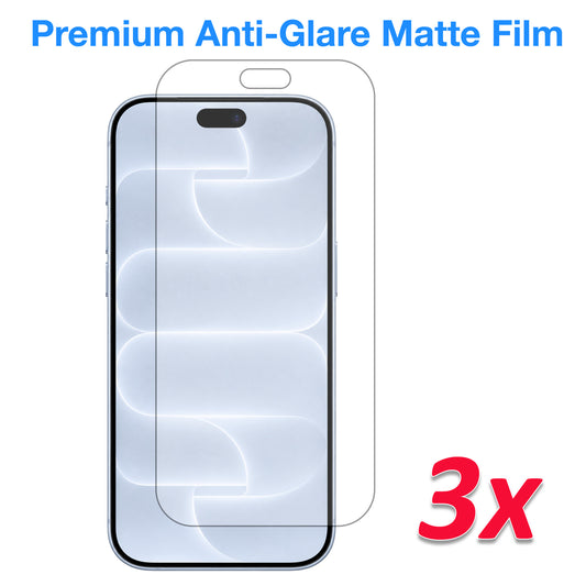 [3 Pack] MEZON Anti-Glare Matte Film for iPhone 18 Pro (6.3") Premium Case Friendly Screen Protectors