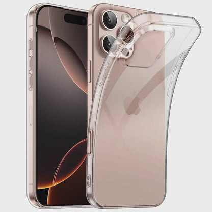 MEZON Crystal Clear Case for Apple iPhone 16 Pro Max (6.9") Ultra Slim Premium TPU Gel – Magsafe Wireless Charging Compatible