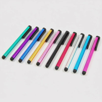 [10 Pack] MEZON Universal Capacitive Touch Screen Stylus Pens – Vibrant Colours, Compatible with All Tablets and Smartphones