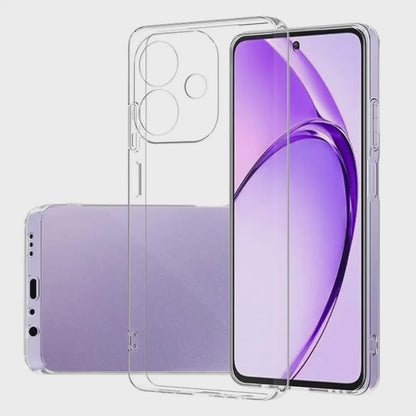 MEZON OPPO A60 5G Ultra Slim Crystal Clear Premium TPU Gel Back Case – Shock Absorption, Wireless Charging Compatible