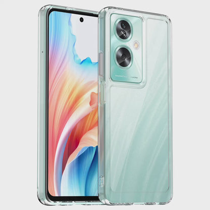 MEZON OPPO A79 5G Ultra Slim Crystal Clear Premium TPU Gel Back Case – Shock Absorption, Wireless Charging Compatible