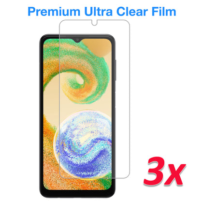 [3 Pack] MEZON Samsung Galaxy A04s Ultra Clear Screen Protector Case Friendly Film (Galaxy A04s, Clear)