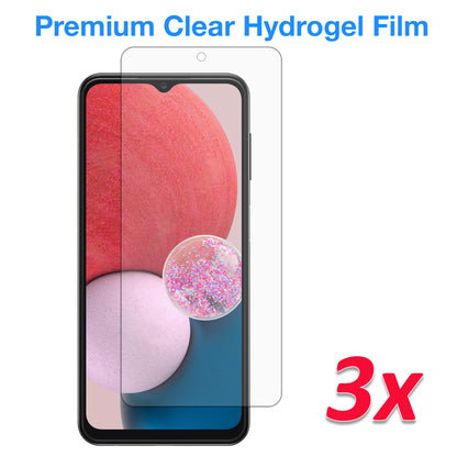 [3 Pack] MEZON Samsung Galaxy A13 Premium Hydrogel Clear Edge-to-Edge Full Coverage Screen Protector Fingerprint Sensor Film