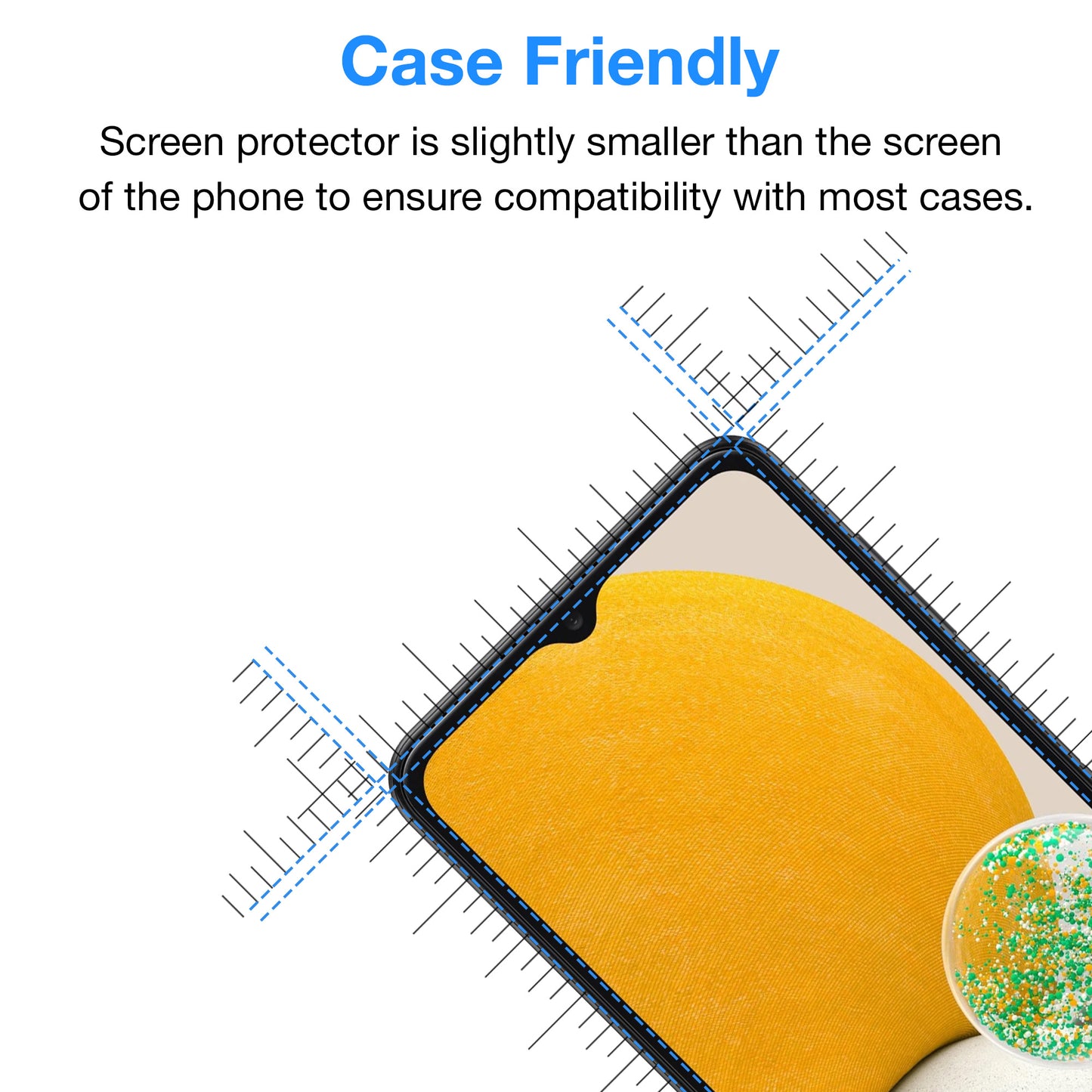 [3 Pack] MEZON Samsung Galaxy A13 5G Anti-Glare Matte Screen Protector Case Friendly Film (Galaxy A13 5G, Matte)