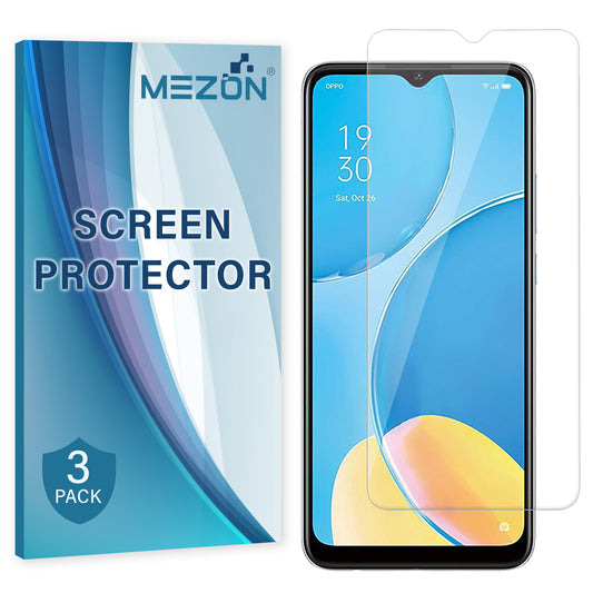 [3 Pack] MEZON OPPO A54s Ultra Clear Screen Protector Case Friendly Film (OPPO A54s, Clear)