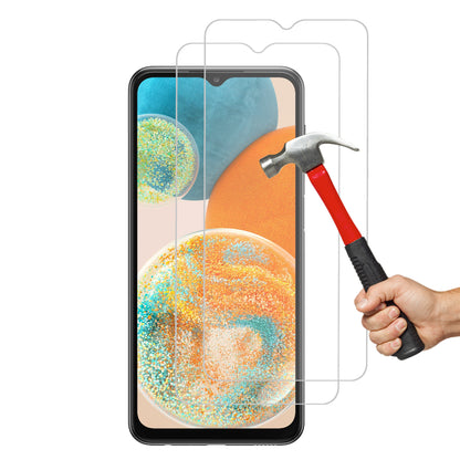 [2 Pack] MEZON Samsung Galaxy A23 5G Tempered Glass Crystal Clear Premium 9H HD Case Friendly Screen Protector (Galaxy A23 5G, 9H)