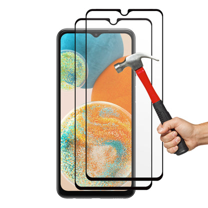 [2 Pack] MEZON Full Coverage Samsung Galaxy A23 5G Tempered Glass Crystal Clear Premium 9H HD Screen Protector
