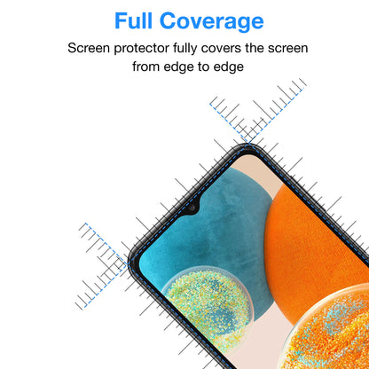 [2 Pack] MEZON Full Coverage Samsung Galaxy A23 5G Tempered Glass Crystal Clear Premium 9H HD Screen Protector