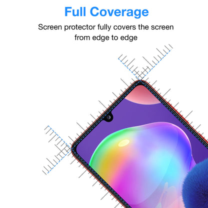 [2 Pack] MEZON Full Coverage Samsung Galaxy A31 Tempered Glass Crystal Clear Premium 9H HD Screen Protector (A31, 9H Full)