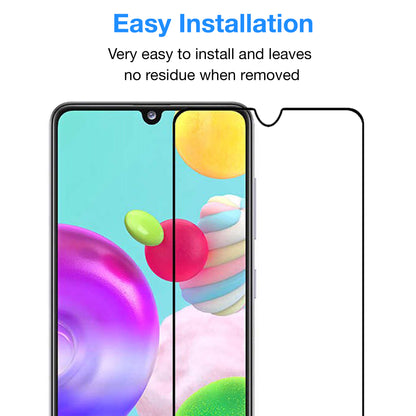 [2 Pack] MEZON Full Coverage Samsung Galaxy A31 Tempered Glass Crystal Clear Premium 9H HD Screen Protector (A31, 9H Full)