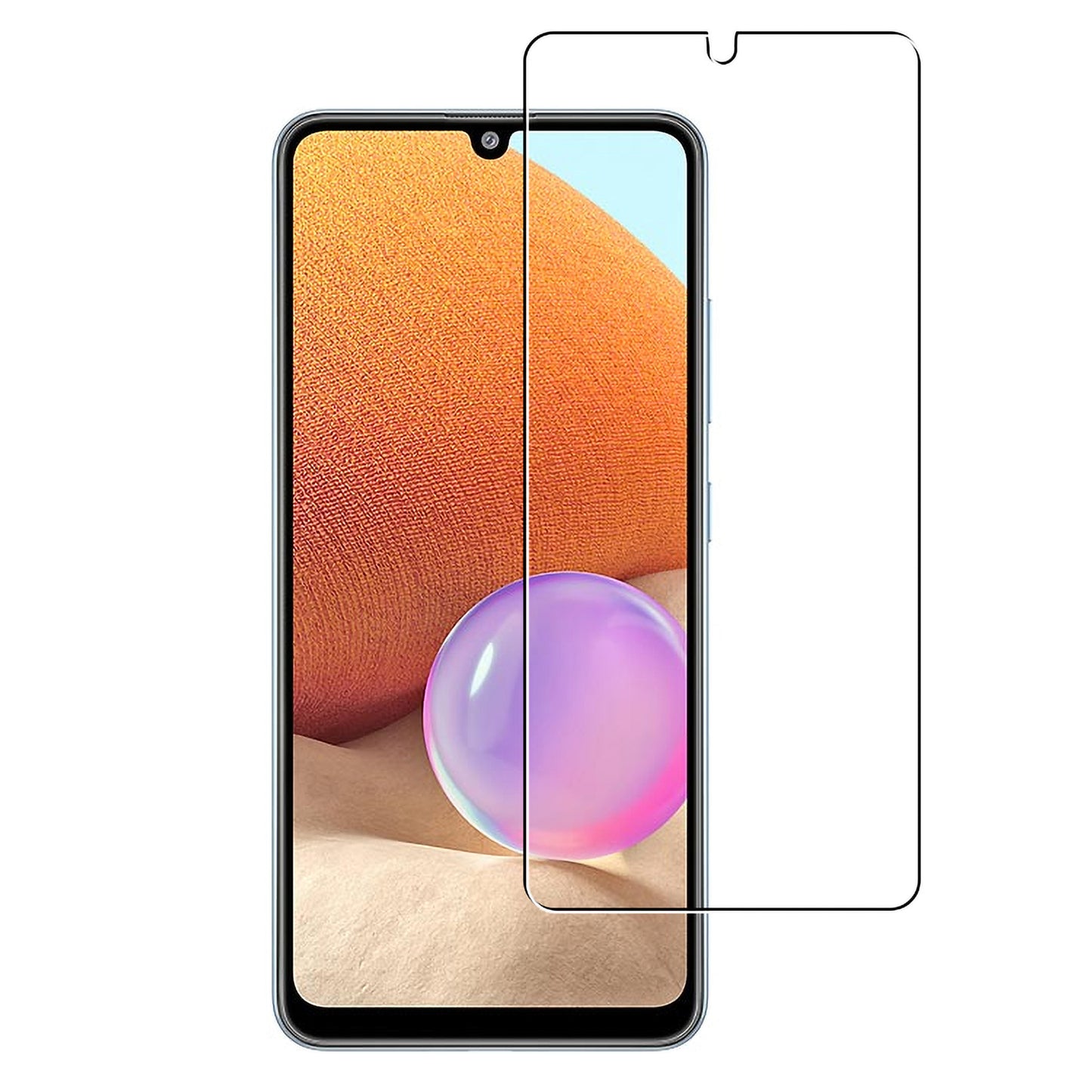 [3 Pack] MEZON Samsung Galaxy A22 4G (6.4") Anti-Glare Matte Screen Protector Case Friendly Film (A22, Matte)