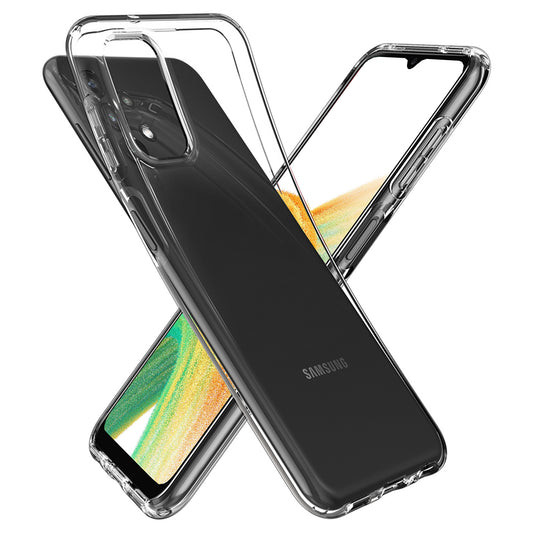 MEZON Galaxy A33 5G Ultra Slim Crystal Clear Premium TPU Gel Back Case – Shock Absorption, Wireless Charging Compatible
