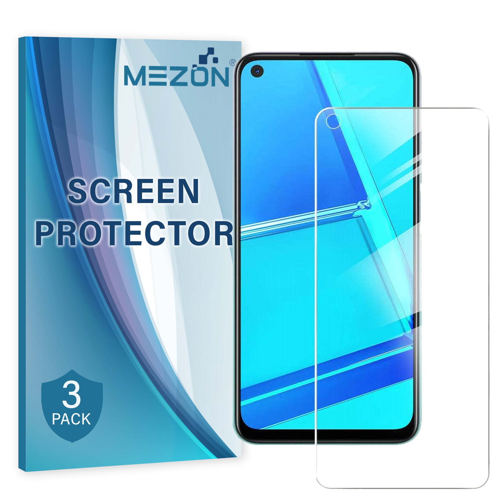 [3 Pack] MEZON OPPO A53 Anti-Glare Matte TPU Film