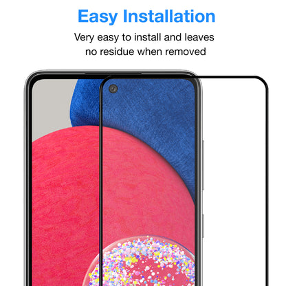 [2 Pack] MEZON Full Coverage Samsung Galaxy A52s 5G Tempered Glass Crystal Clear Premium 9H Screen Protector (A52s 5G, 9H Full)