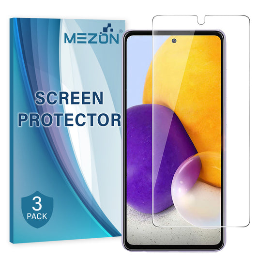 [3 Pack] MEZON Samsung Galaxy A72 Anti-Glare Matte Screen Protector Case Friendly Film (A72, Matte)
