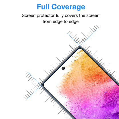 [3 Pack] MEZON Samsung Galaxy A73 5G Premium Hydrogel Clear Edge-to-Edge Full Coverage Screen Protector Fingerprint Sensor Film