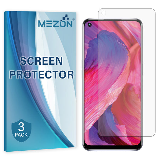 [3 Pack] MEZON OPPO A74 5G Ultra Clear Screen Protector Case Friendly Film (OPPO A74 5G, Clear)