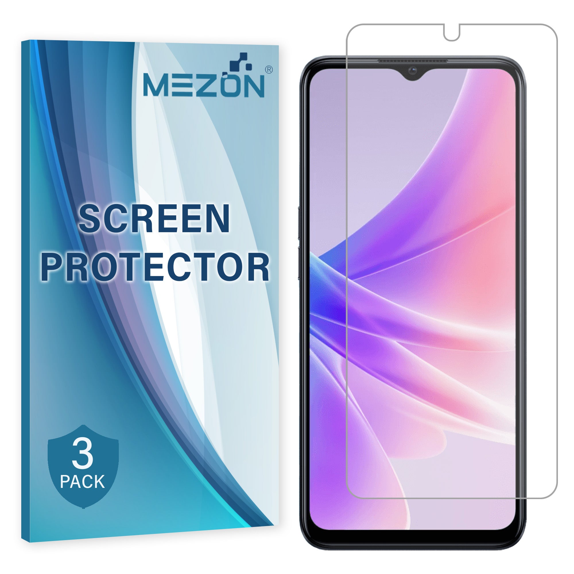 [3 Pack] MEZON OPPO A57 Ultra Clear TPU Film