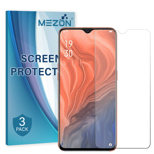 [3 Pack] MEZON OPPO A91 Anti-Glare Matte Screen Protector Case Friendly Film (A91, Matte)