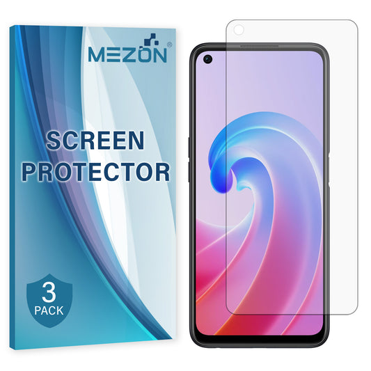 [3 Pack] MEZON OPPO A96 Ultra Clear Screen Protector Case Friendly Film (OPPO A96, Clear)