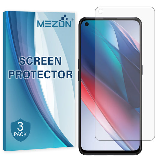 [3 Pack] MEZON OPPO Find X3 Lite Ultra Clear Screen Protector Case Friendly Film (OPPO Find X3 Lite, Clear)