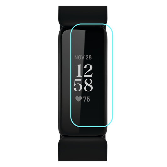 [3 Pack] MEZON Fitbit Inspire 2 Ultra Clear Screen Protector TPU Film for Fitness Tracker Shock Absorption (Inspire 2, Clear)