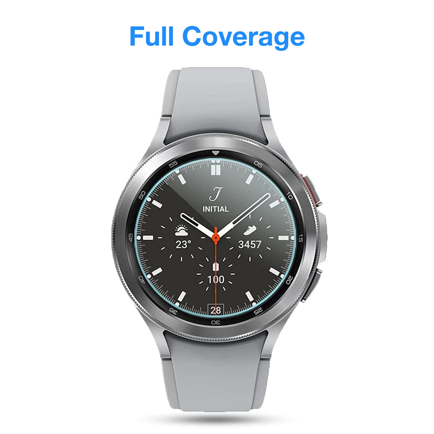 [3 Pack] MEZON Samsung Galaxy Watch4 Classic (42 mm) Ultra Clear TPU Film Screen Protectors (Watch 4 Classic 42mm, Clear)