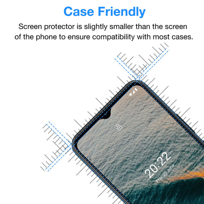 [3 Pack] MEZON Nokia C21 Plus Ultra Clear Screen Protector Case Friendly Film (Nokia C21 Plus, Clear)