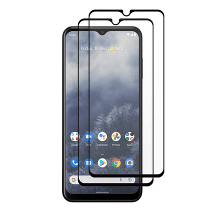[2 Pack] MEZON Full Coverage Nokia G60 5G Tempered Glass Crystal Clear Premium 9H HD Screen Protector (Nokia G60 5G, 9H Full)