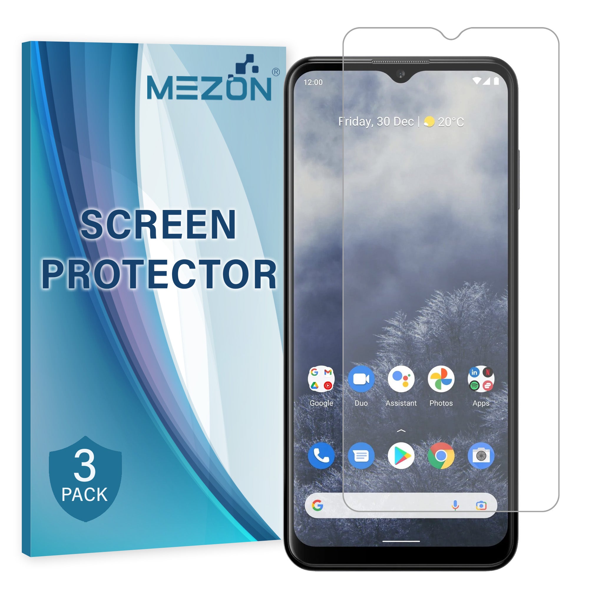 [3 Pack] MEZON Nokia G60 5G Anti-Glare Matte TPU Film