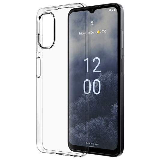 MEZON Nokia G60 5G Ultra Slim Crystal Clear Premium TPU Gel Back Case – Shock Absorption (Nokia G60 5G, Gel)