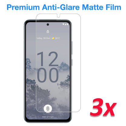 [3 Pack] MEZON Nokia X30 5G Anti-Glare Matte Screen Protector Case Friendly Film (Nokia X30 5G, Matte)