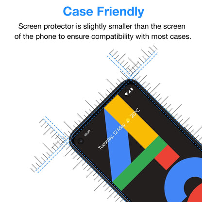 [3 Pack] MEZON Google Pixel 4a (5.8") Anti-Glare Matte Screen Protector Case Friendly Film (Pixel 4a, Matte)