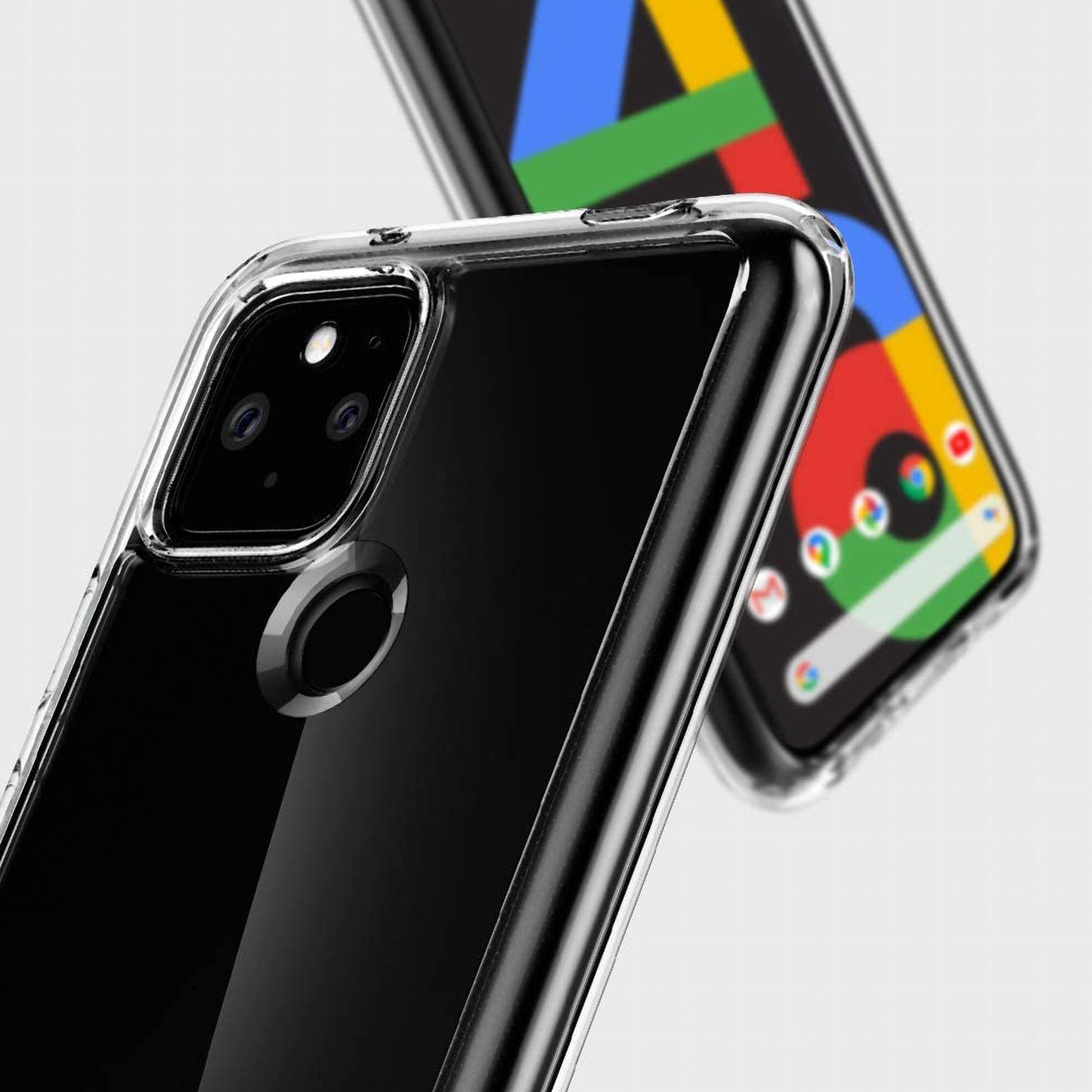 MEZON Google Pixel 4a 5G (6.2") Ultra Slim Premium Crystal Clear TPU Gel Back Case – Wireless Charging Compatible