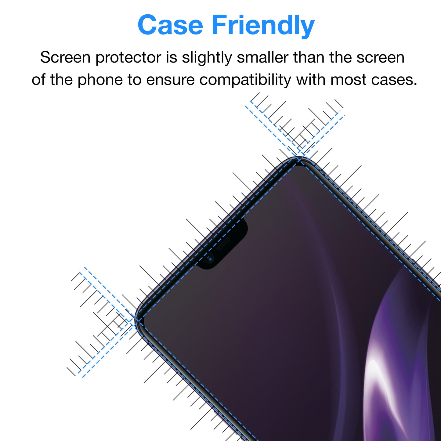 [3 Pack] MEZON OPPO R15 Pro Ultra Clear Screen Protector Case Friendly Film (R15 Pro, Clear)