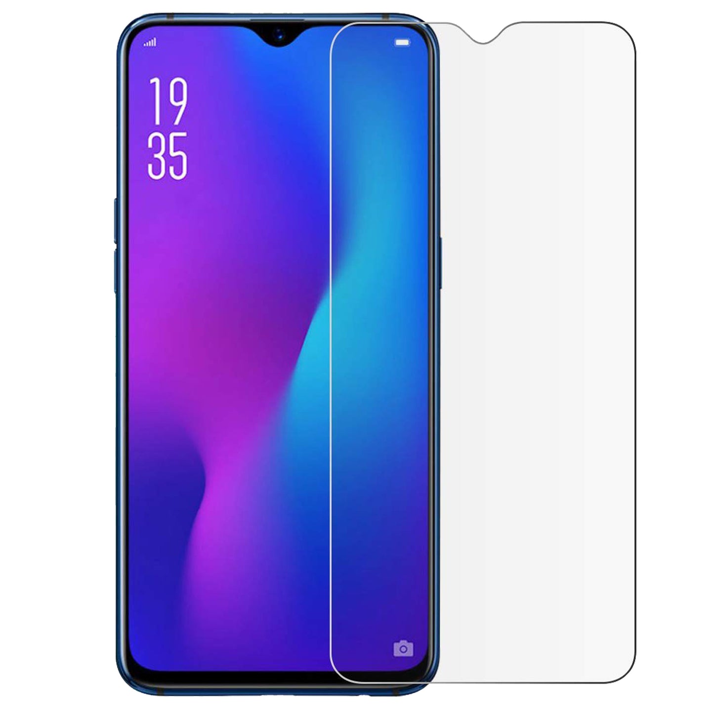 [3 Pack] MEZON OPPO R17 Pro Ultra Clear Screen Protector Case Friendly Film (R17 Pro, Clear)