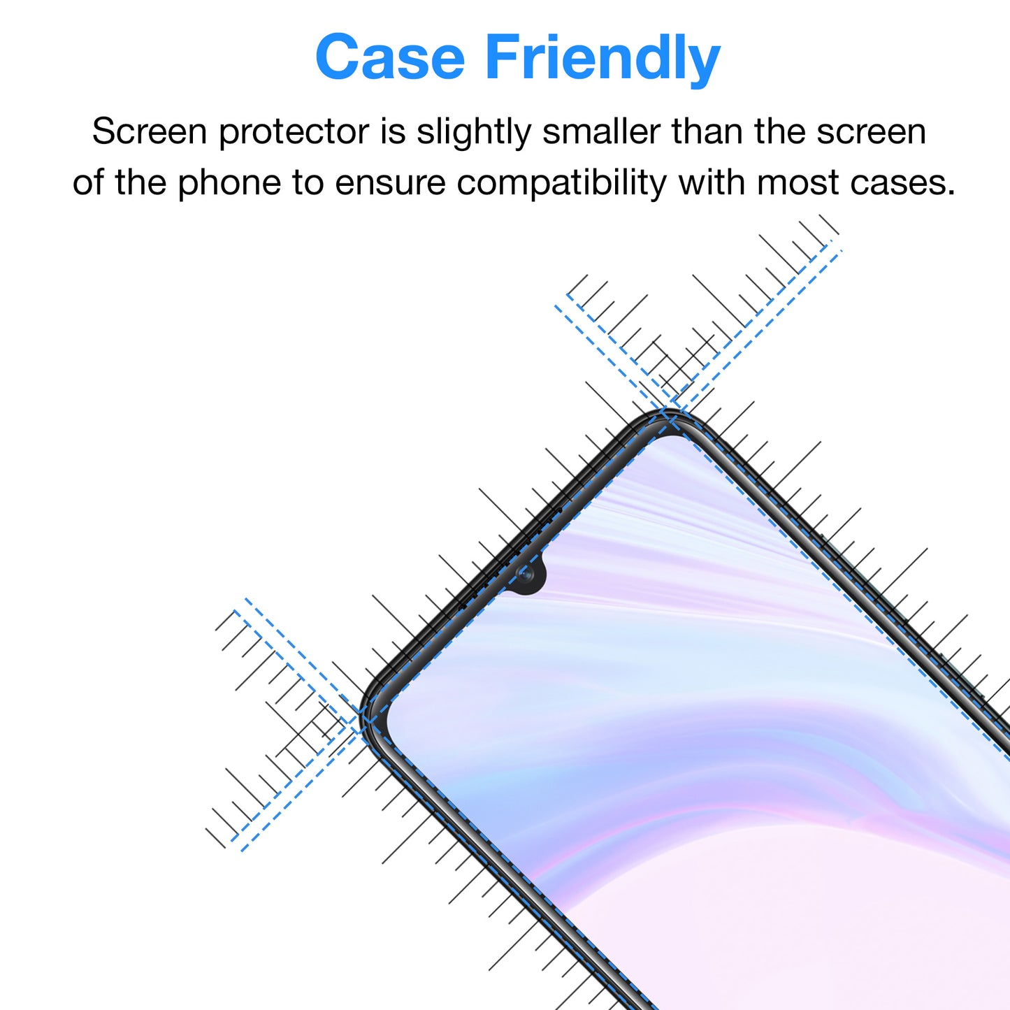 [3 Pack] MEZON Realme C11 Ultra Clear Screen Protector Case Friendly Film (Realme C11, Clear)