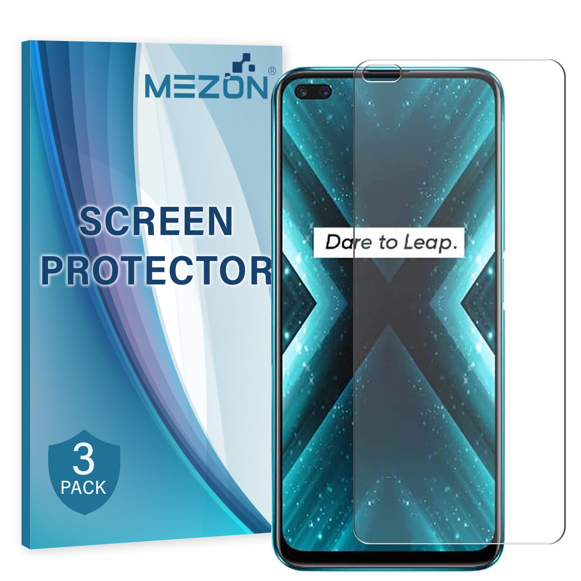 [3 Pack] MEZON Realme X3 SuperZoom Anti-Glare Matte Case-Friendly Film Screen Protector