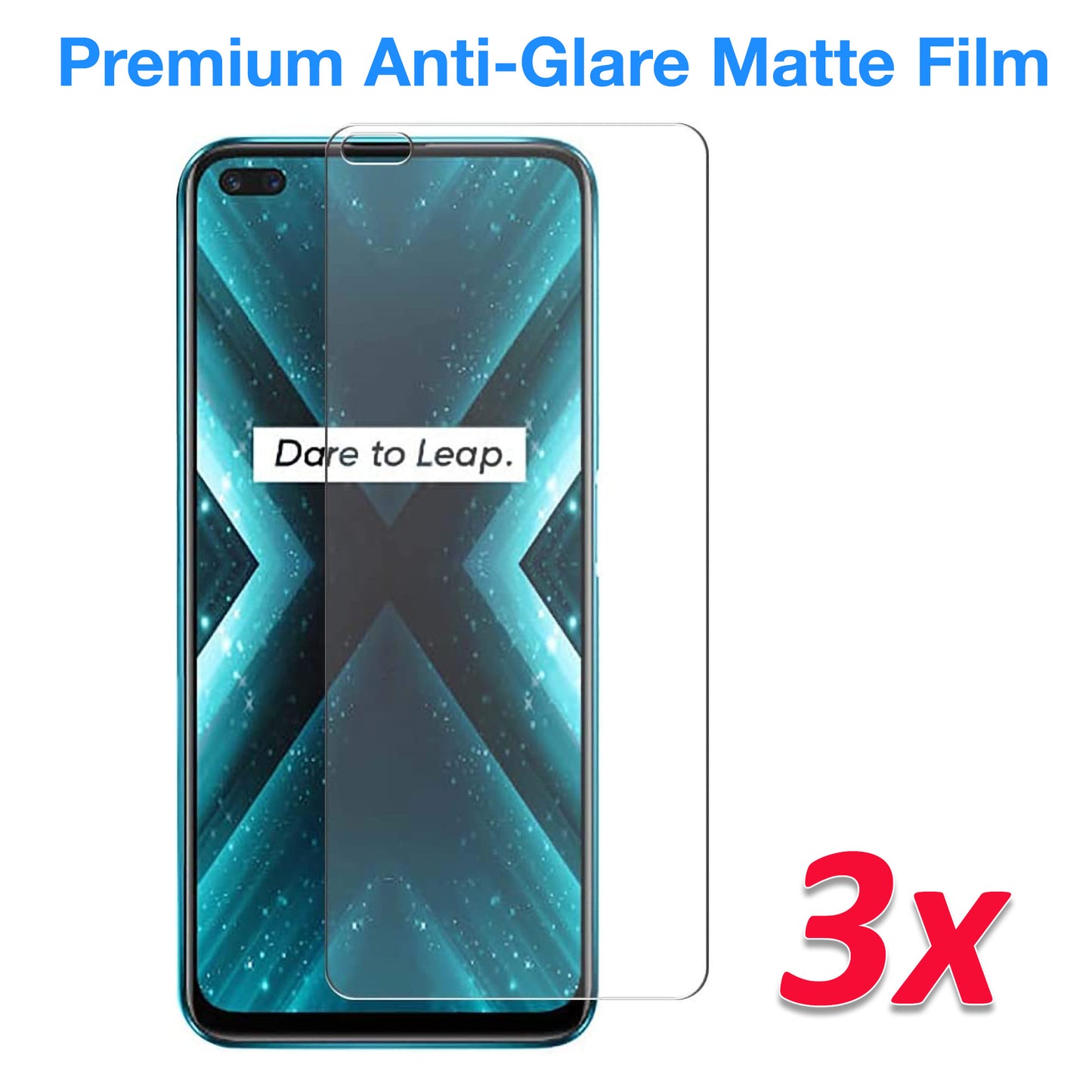 [3 Pack] MEZON Realme X3 SuperZoom Anti-Glare Matte Screen Protector Case Friendly Film (Realme X3 SuperZoom Pro, Matte)
