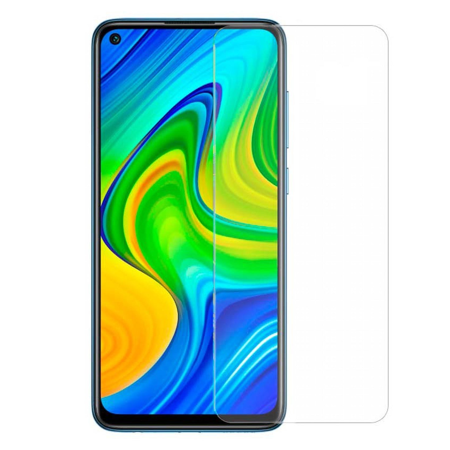 [2 Pack] MEZON Xiaomi Redmi Note 9T Tempered Glass 9H HD Crystal Clear Premium Case Friendly Screen Protector