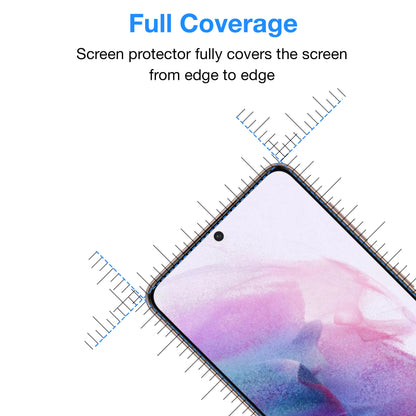 [3 Pack] MEZON Samsung Galaxy S22 5G Premium Hydrogel Clear Edge-to-Edge Full Coverage Screen Protector Fingerprint Sensor Film