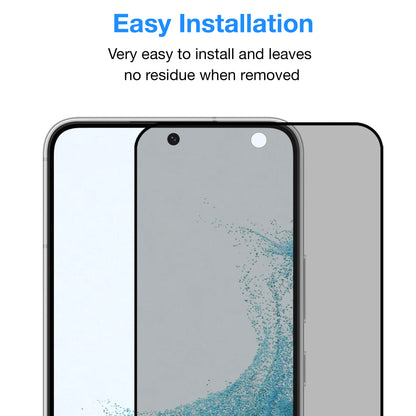 [2 Pack] MEZON Privacy Anti-Spy Full Coverage Samsung Galaxy S22 (6.1") Tempered Glass Premium 9H HD Screen Protectors