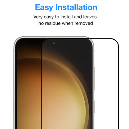 [2 Pack] MEZON Full Coverage Samsung Galaxy S23 (6.1") Crystal Clear Premium 9H HD Tempered Glass