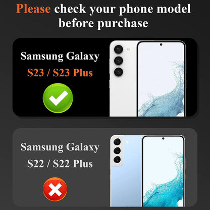 [2 Pack] MEZON Samsung Galaxy S23+ (6.6") Premium Full Coverage Camera Lens Tempered Glass (Galaxy S23+, Lens HD)