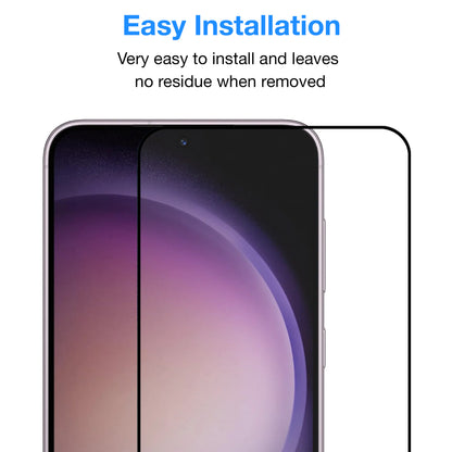 [2 Pack] MEZON Full Coverage Samsung Galaxy S23+ (6.6") Crystal Clear Premium 9H HD Tempered Glass