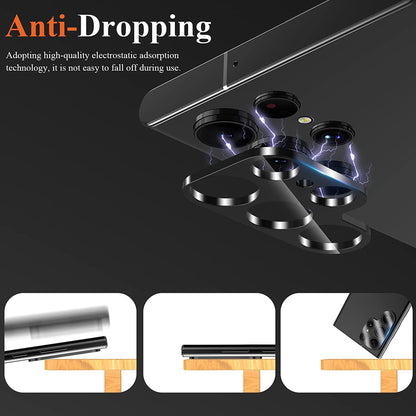 [2 Pack] MEZON Samsung Galaxy S23 Ultra (6.8") Premium Full Coverage Camera Lens Tempered Glass (Galaxy S23 Ultra, Lens HD)